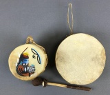 Group of Native American Drums