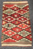 Native American Rug in Earth Tones
