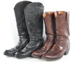 Group of 2 Pairs of Vintage Western Cowboy Boots