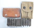 Group of 3 Antique US Military Ammo Pouches