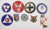 Group of 9 WW2 Homefront Pins
