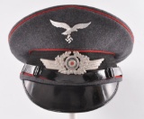 WW2 German Luftwaffe Visor Cap