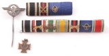 Group of WW2 German Police Tinnie, Pin, and Ribbons