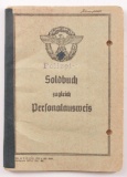 WW2 German ID'd Soldbuch