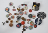 Group of Assorted WW2 and Later Pins and More