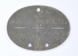 Original WW2 German Dogtag