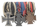 Imperial German 3 Place Medal Bar