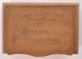 WW2 Wooden Box Made by German Soldier on the Russian Front