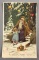 Postcard-Rare HTL Purple Robe Santa