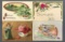 Postcards-Floral Greetings Holiday