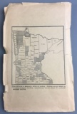 Group of 2 Vintage Soil Maps of Minnesota