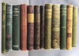 Group of 12 Antique and Vintage Fiction and School Books