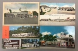 Postcards-Gas Stations/Restaurants/Shops