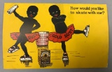 Postcard-Black Americana Advertising
