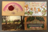 Postcards-Box Lot Greetings Holidays