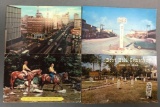 Postcards-Chromes, souvenir folders