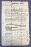 Antique Papers of Indenture Servitude