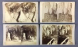 Group of 18 Antique Stereoview Cards of Caverns of Luray Virginia