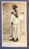 Antique CDV Photograph of African Woman