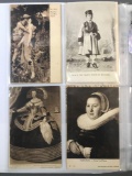 Postcards-Foreign scenes, people