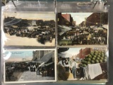 Postcards-markets, gardens, orchards