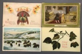 Postcards-Box Lot Holiday Greetings