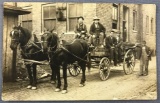 Postcard- Real Photo of Horse and Wagon Streator