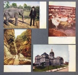 Group of 50 Vintage World View Postcards