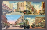Postcards-US City Street Scenes