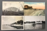 Postcards-Box Lot US State City Views Foreign