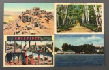 Postcards-Box Lot US State City Views