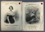 Group of 2 Antique Jenny Lind Song Sheets