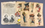 Group of Antique Newspaper and Papers