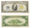 1934-A $10 Silver Certificate (North African) Note.