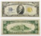 1934-A $10 Silver Certificate (North African) Note.