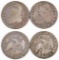 Group of (2) Capped Bust Silver Half Dollars.