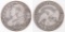 1829 Capped Bust Silver Half Dollar.