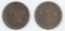 1853 Braided Hair Half Cent.
