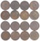 Group of (8) Coronet Head Large Cents.
