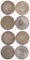 Group of (4) Three Cent Piece Silver.