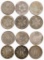 Group of (6) Three Cent Piece Silver.