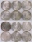 Group of (6) Morgan Silver Dollars.