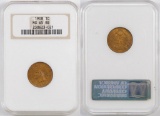 1908 Indian Head Cent (NGC) MS65RB.