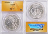 1901 S Morgan Silver Dollar (ANACS) MS60.