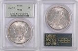 1922 S Peace Silver Dollar (PCGS) MS63.