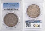 1878 S Morgan Silver Dollar (PCGS) MS62.