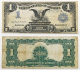 1899 $1 Silver Certificate (Black Eagle) Note.