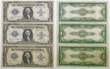 Group of (3) 1923 $1 Silver Certificate Notes.