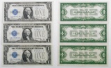 Group of (3) Consecutive 1928-B $1 Silver Certificate Notes.