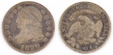 1820 Large 0 Capped Bust Silver Dime.